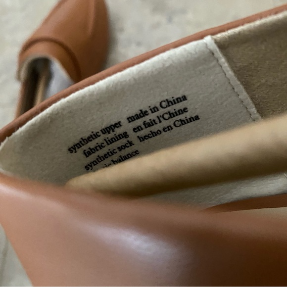 BC Vegan Loafers NEW Born in California PETA Approved 8 Tan Flats Shoes brown - Picture 8 of 8